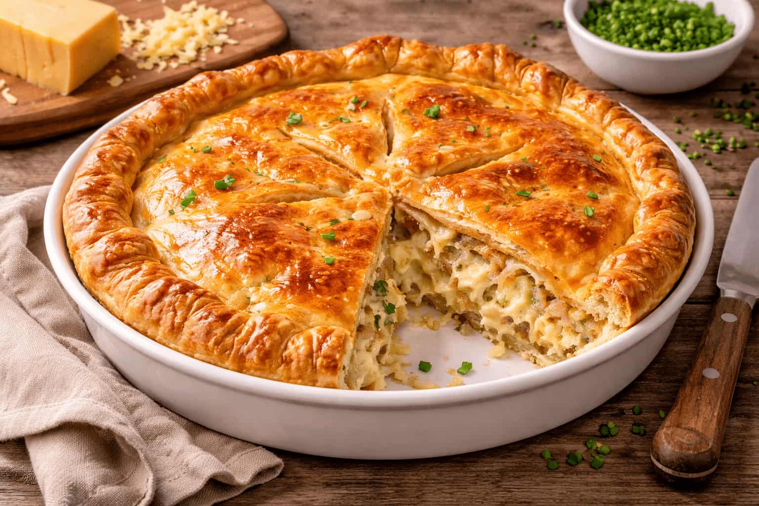 Cheese & Onion Pie